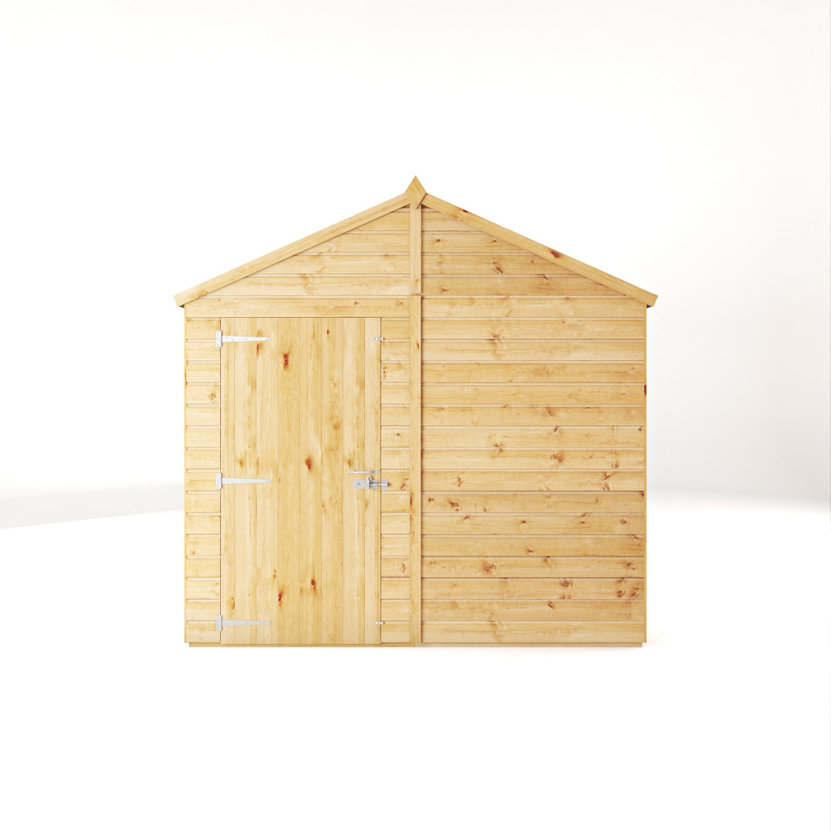 Mercia Woodsman 10' 1" x 8' 2" Apex Shed - Premium Dip Treated Shiplap - Glass Windows