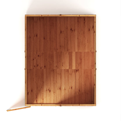 Mercia Woodsman 10' 1" x 8' 2" Apex Shed - Premium Dip Treated Shiplap - Glass Windows