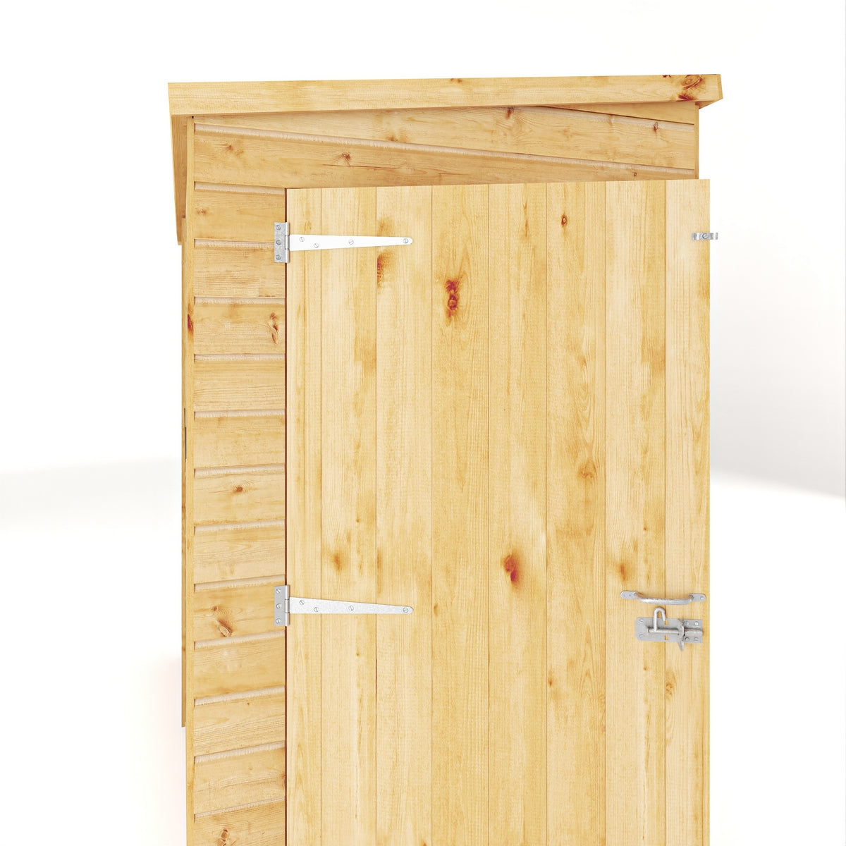 Mercia Woodsman 6' 5" x 4' 2" Pent Shed - Premium Dip Treated Shiplap - Glass Windows