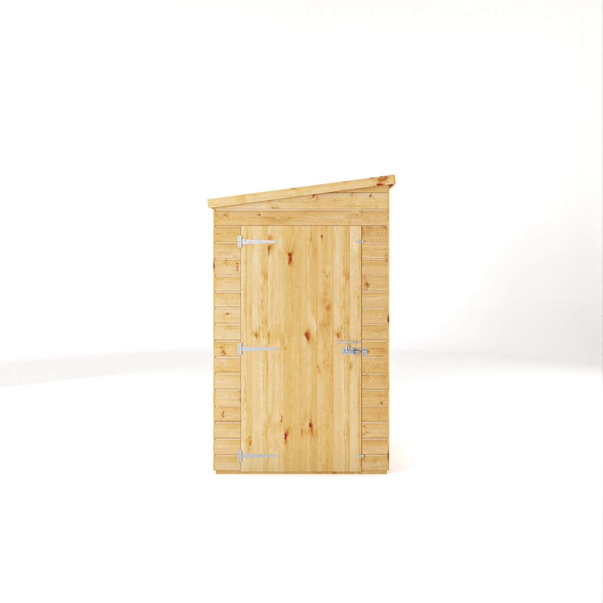 Mercia Woodsman 6' 5" x 4' 2" Pent Shed - Premium Dip Treated Shiplap - Glass Windows