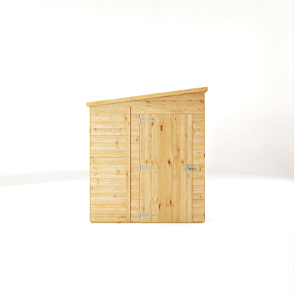 Mercia Woodsman 8' 4" x 6' 2" Pent Shed - Premium Dip Treated Shiplap - Glass Windows