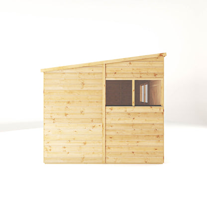 Mercia Woodsman 10' 3" x 8' Pent Shed - Premium Dip Treated Shiplap - Styrene Windows