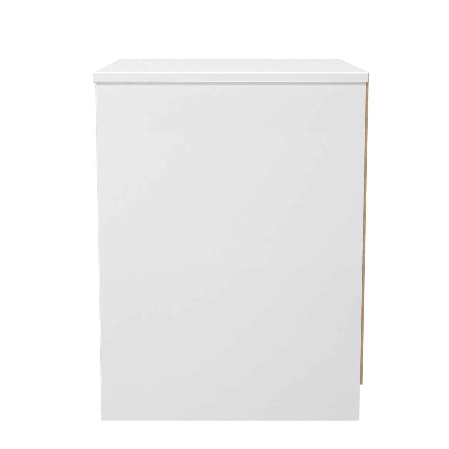 San Jose Bedside Table Teal & White 2 Drawers 45cm