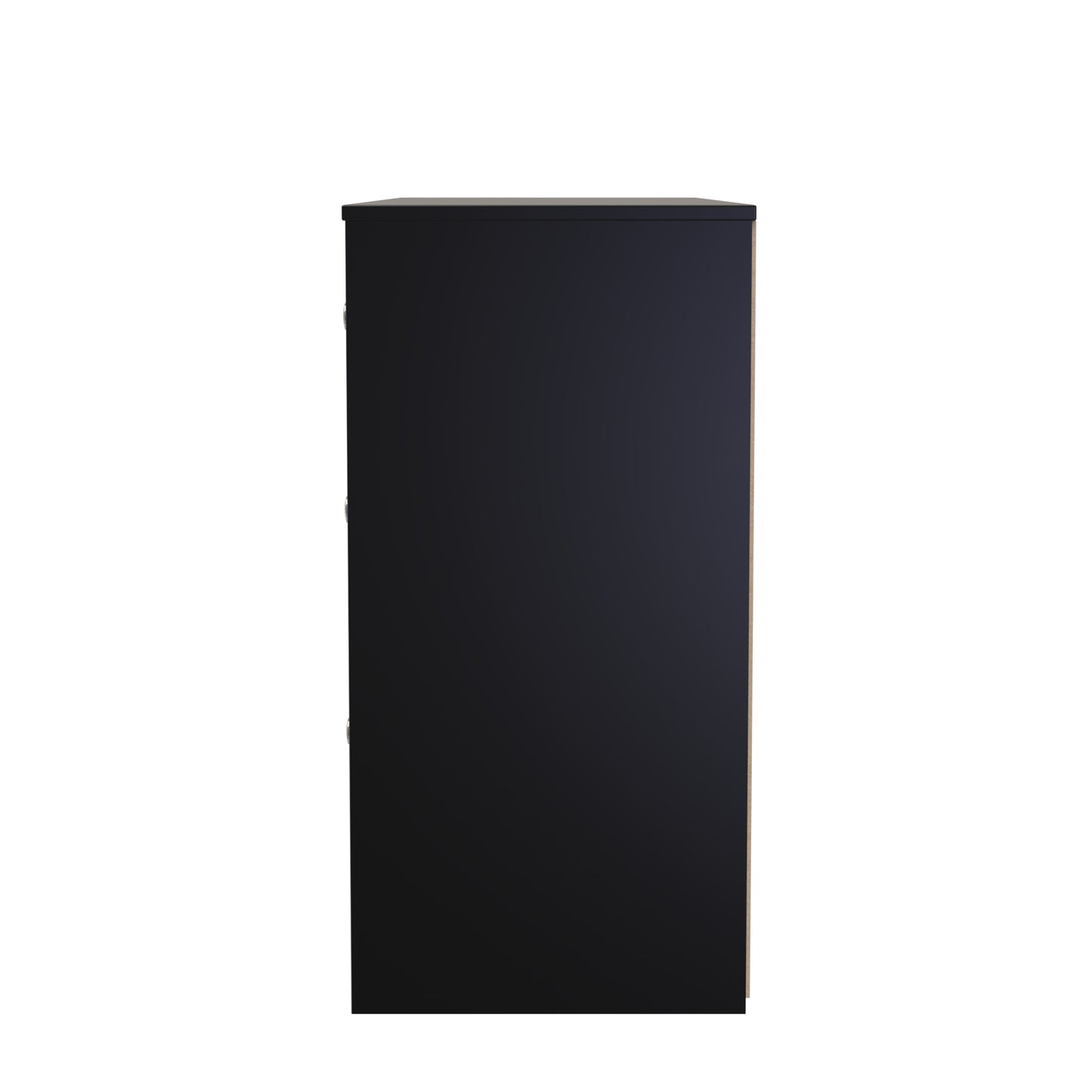 San Jose Large Chest of Drawers Black 6 Drawers 115cm