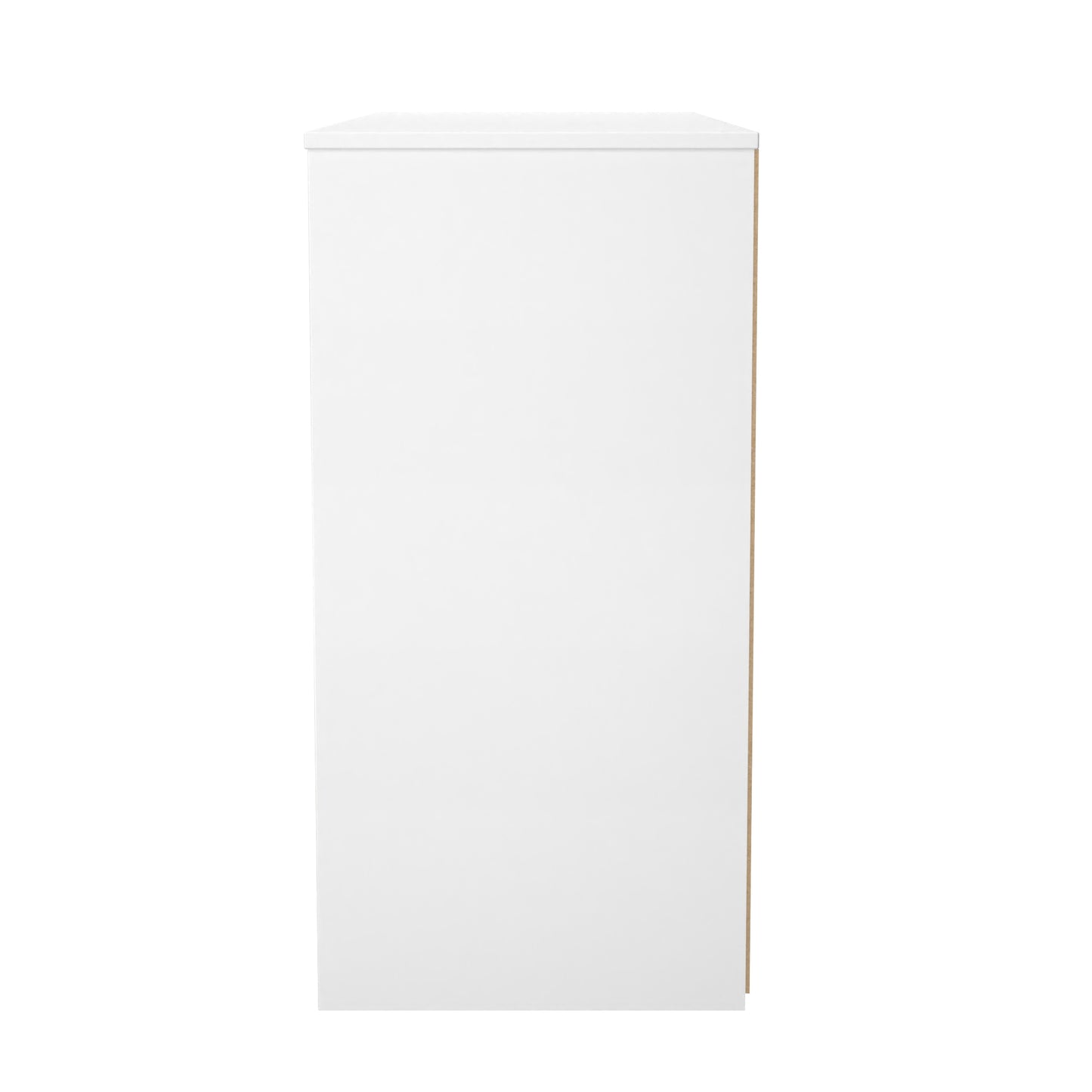 San Jose Large Chest of Drawers Dark Grey & White 6 Drawers 115cm