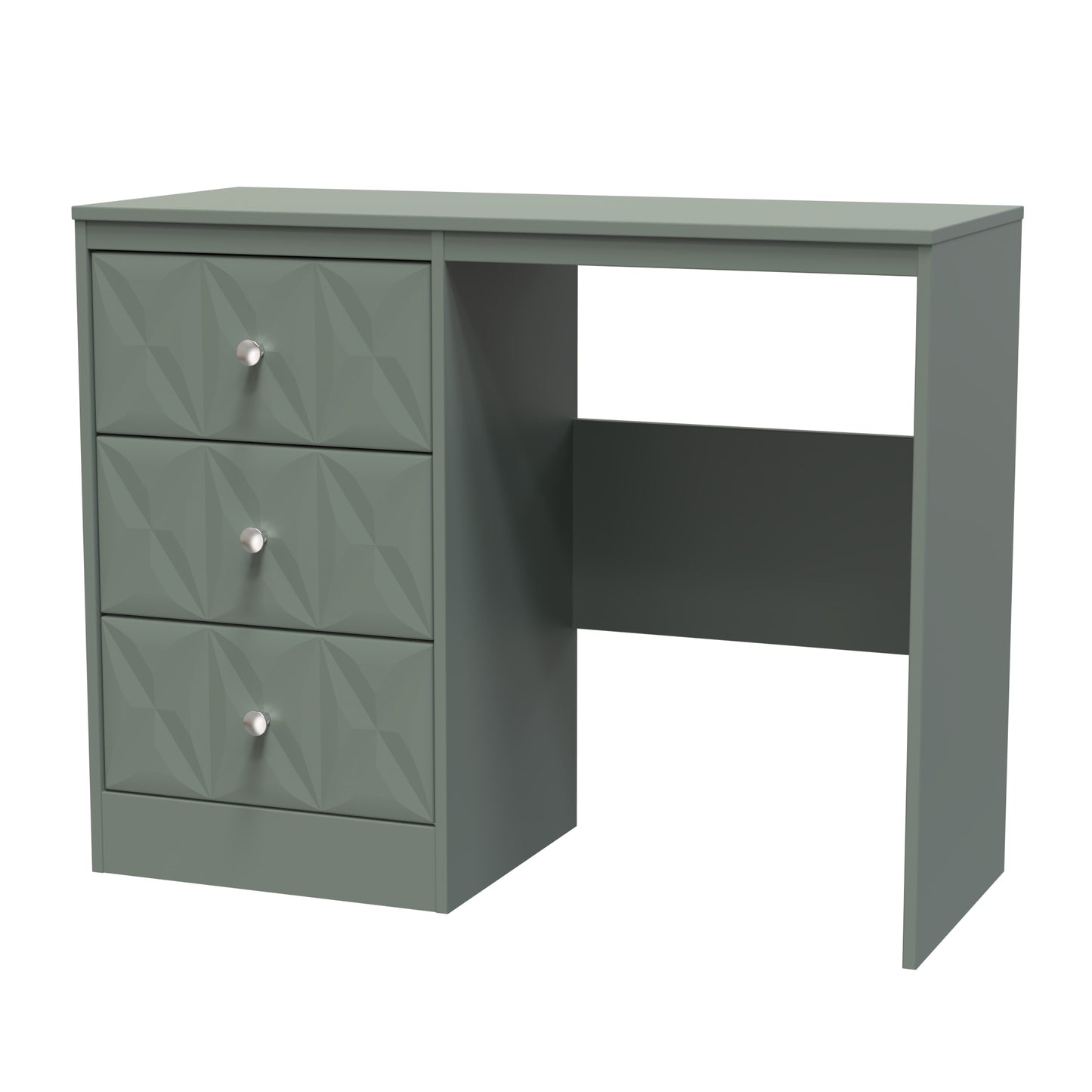 San Jose Desk Green 3 Drawers 97cm