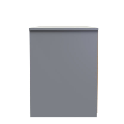 San Jose Large Chest of Drawers Grey 4 Drawers 115cm