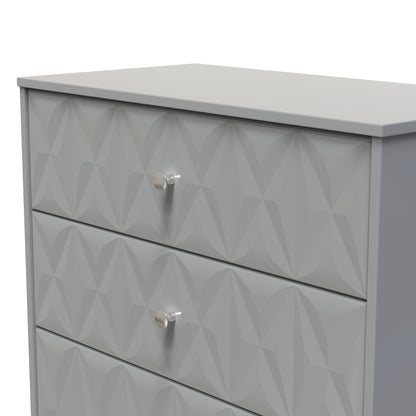 San Jose Chest of Drawers Grey 3 Drawers 77cm