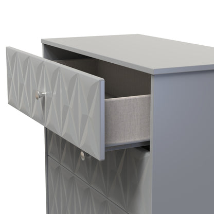 San Jose Chest of Drawers Grey 3 Drawers 77cm
