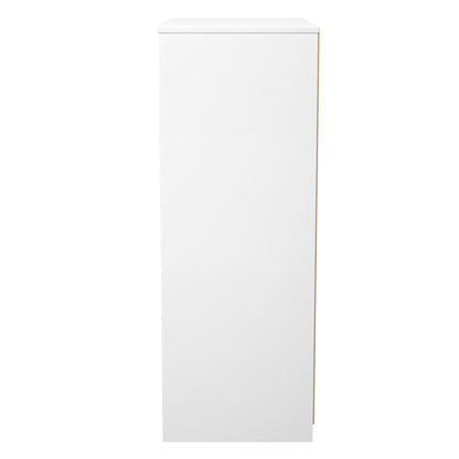 San Jose Tall Chest of Drawers Teal & White 4 Drawers 77cm