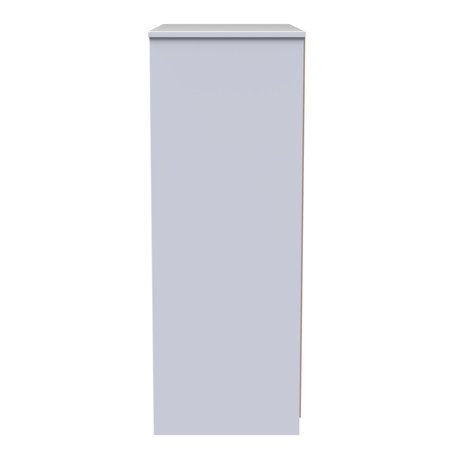 San Jose Tall Chest of Drawers Dark Grey & White 4 Drawers 77cm