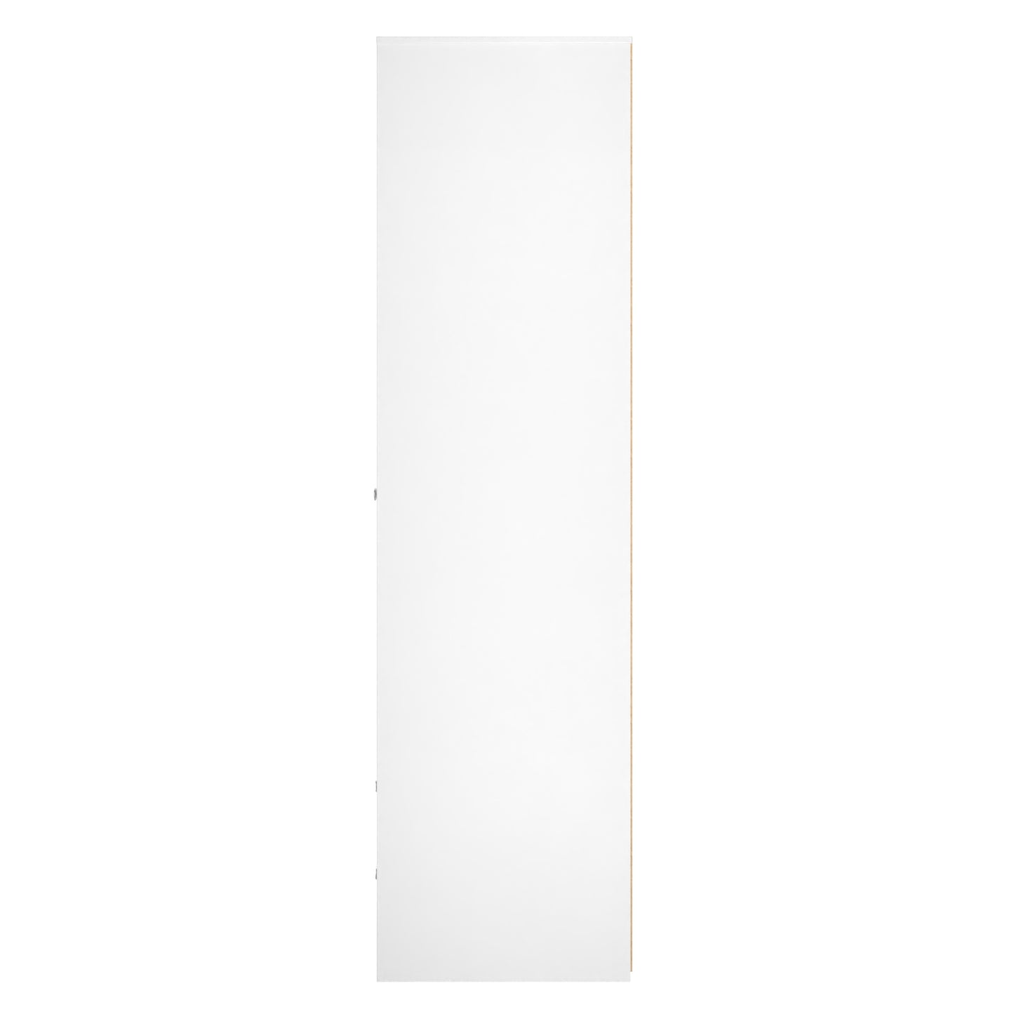 San Jose Tall Wardrobe White 2 Doors 2 Drawers 77cm