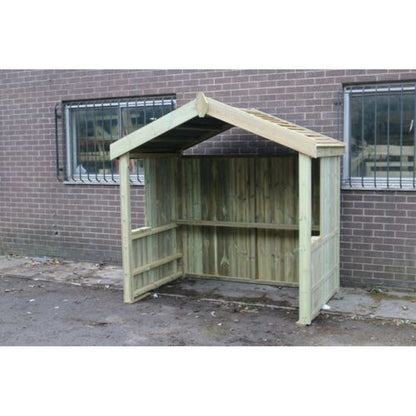 Large Garden Smoking Shelter Apex Roof by Churnet Valley - SS101