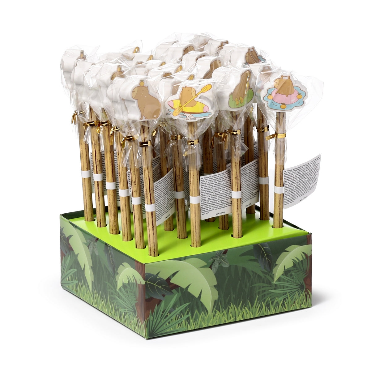 Capybara Pencil & Eraser Topper - Assorted Primary Image