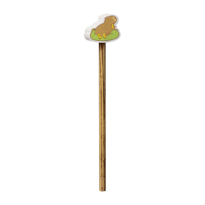 Capybara Pencil & Eraser Topper - Assorted