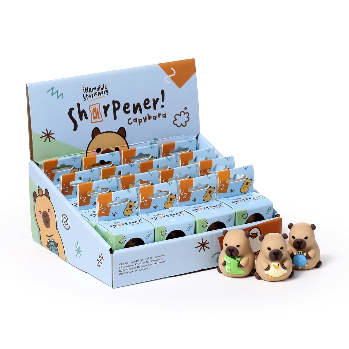 Capybara Pencil Sharpener - Assorted