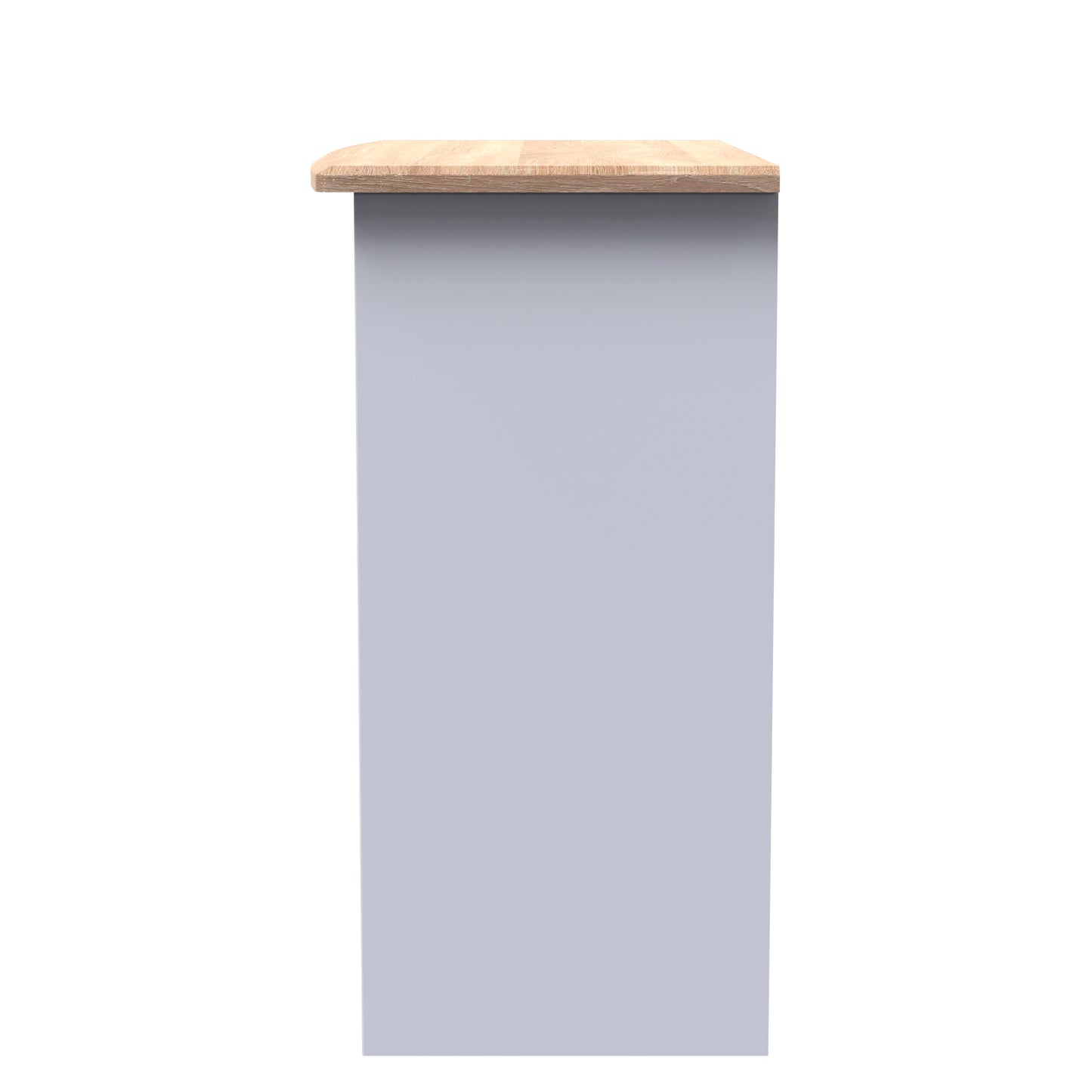 Sussex Desk White & Light Oak 3 Drawers 93cm