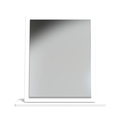 Sussex Mirror  White 50cm