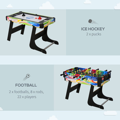 Medium-density fibreboard 4-in-1 Multi Indoor Game Sports Table