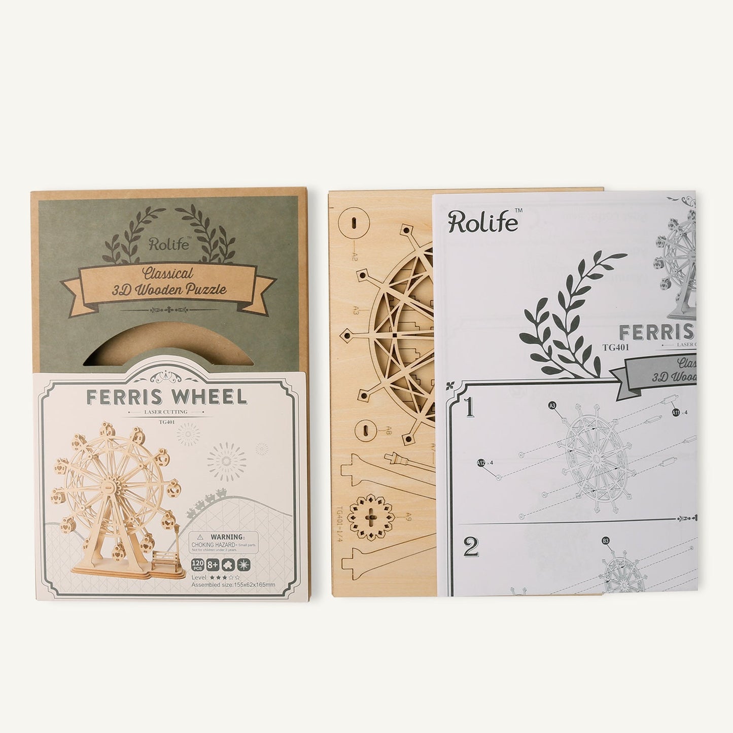 Ferris Wheel 3D Wooden Puzzle TG401