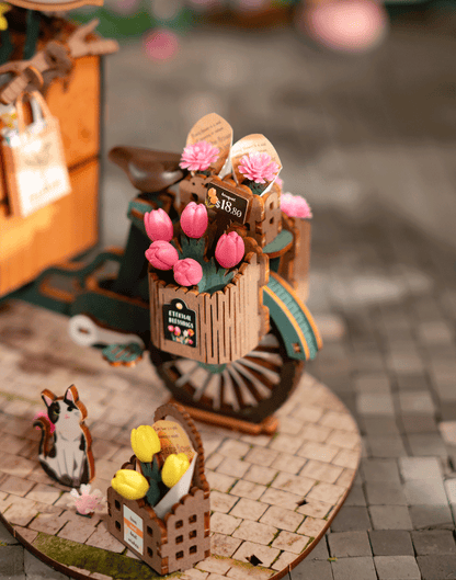 Blossom Cart 3D Wooden Puzzle