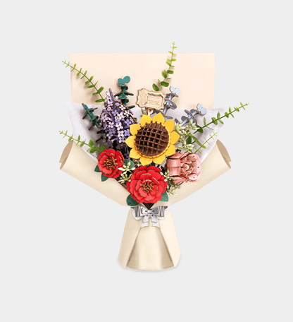 Wooden Flower Bouquet 3D Puzzle