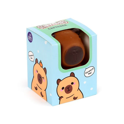 Capybara Stretchy Toy 9cm - Assorted