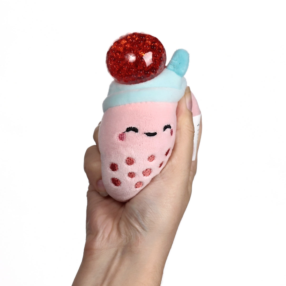 Foodiemals Queasy Squeezies Bubble Tea Plush Toy 8cm - Assorted