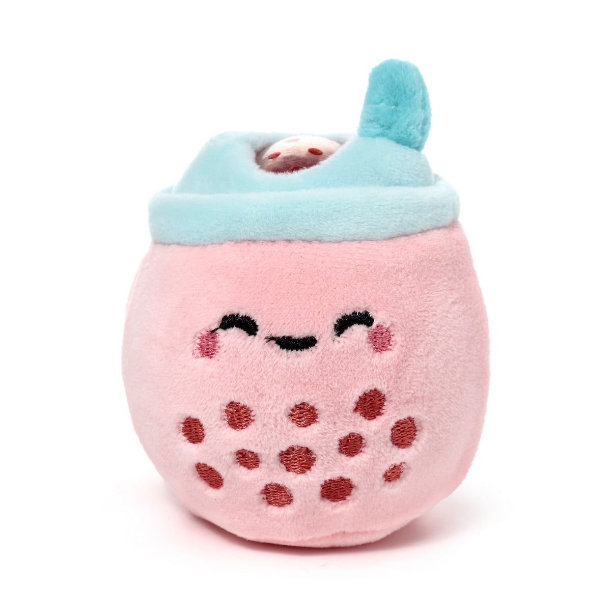 Foodiemals Queasy Squeezies Bubble Tea Plush Toy 8cm - Assorted