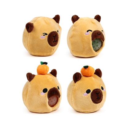 Adoramals Queasy Squeezies Capybara Plush Toy - Assorted