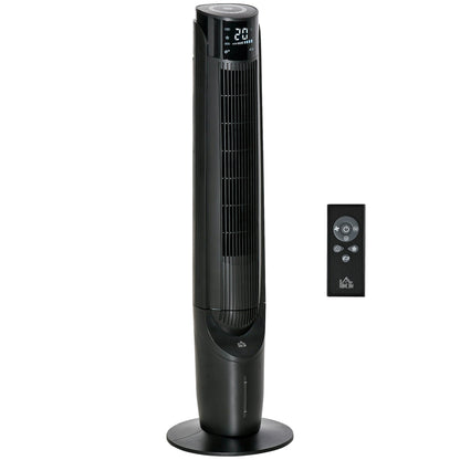 2.8L Oscillating Three Speed Air Cooler With Timer & Remote Control Black & White