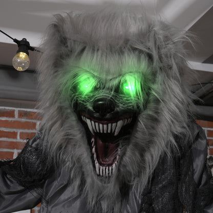 Animated Werewolf Halloween Decoration - 210cm