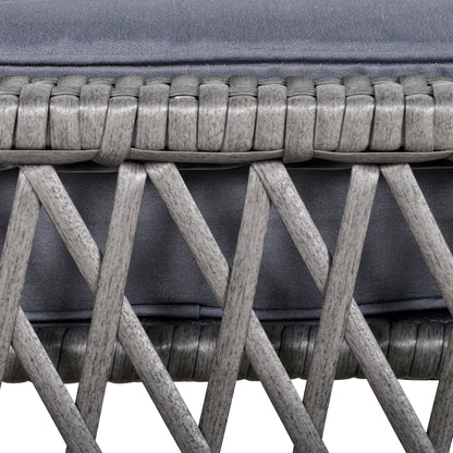 Outsunny 3 Pieces Patio PE Rattan Bistro Set