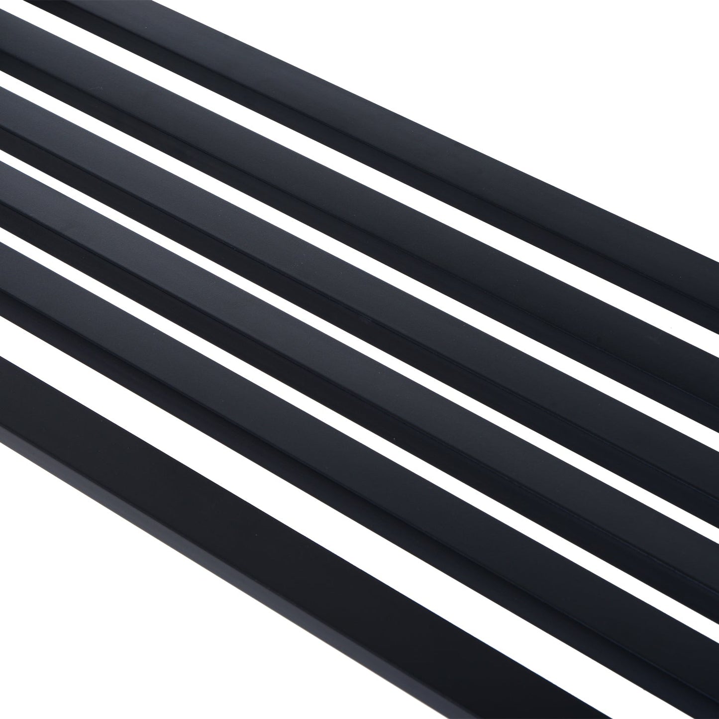 Outsunny 127L X 60W X 85H cm Powder Coated Garden Bench For Patio Backyard Steel-Black
