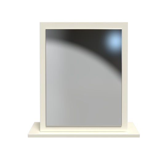 Victoria Mirror  Off-white 50cm