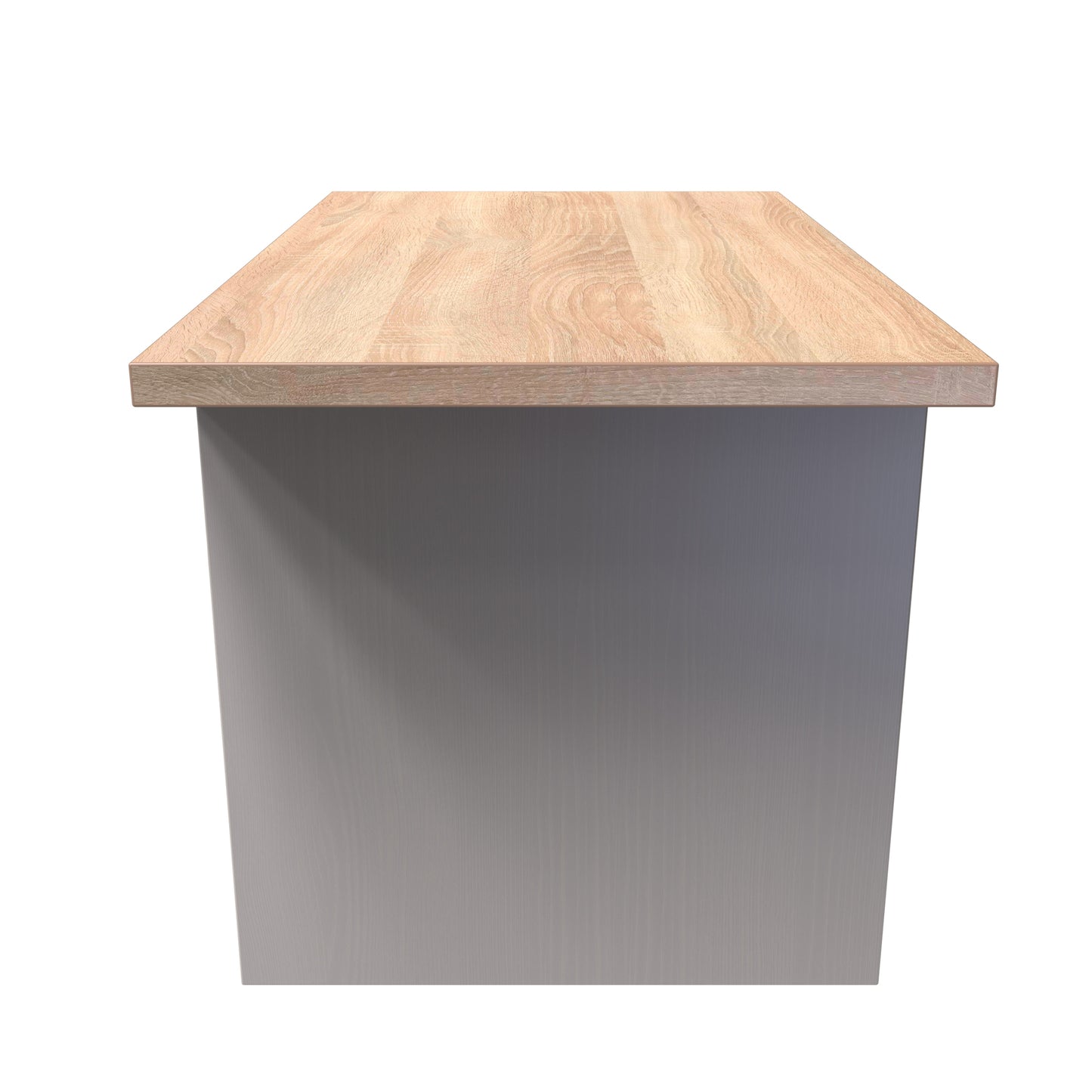 Vienna Coffee Table Off-white & Light Oak 1 Shelf 1 Drawer 93cm