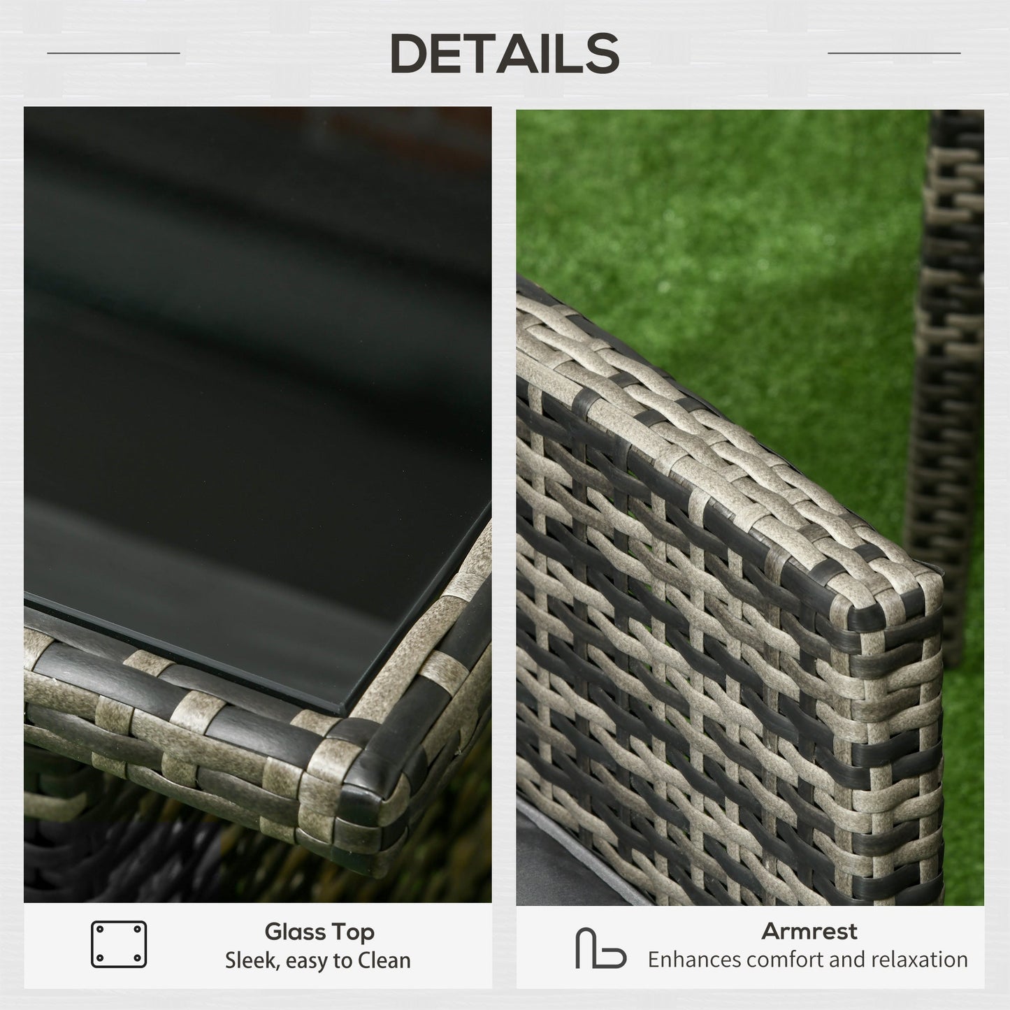 5 Seater Rattan Garden Furniture Set