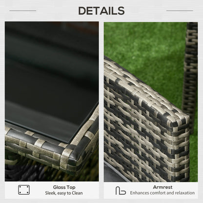 5 Seater Rattan Garden Furniture Set