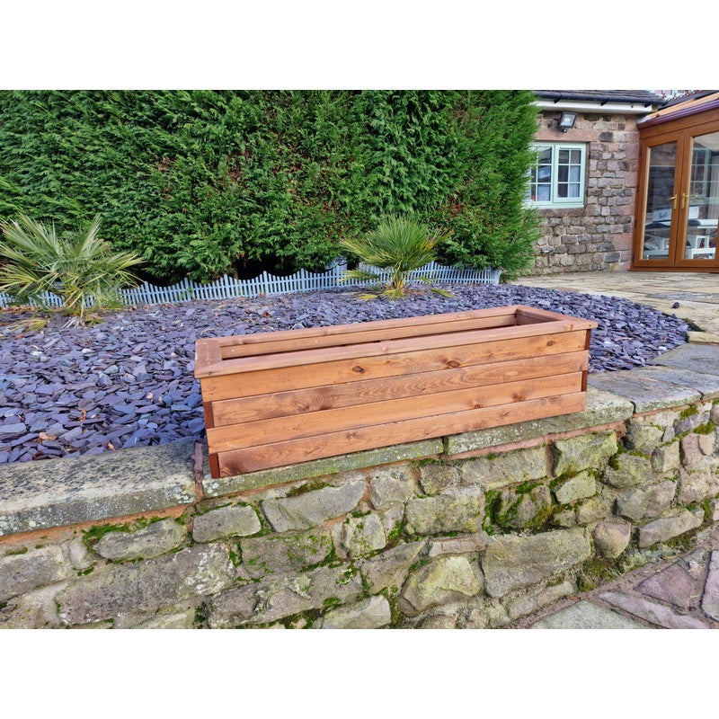 Swedish Redwood Garden Trough Planter Churnet Valley