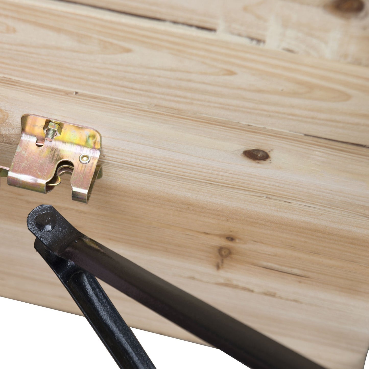 Portable Folding Camping Picnic Trestle Beer Table and Bench Set Garden BBQ Chairs Stools Wooden Wood 120cmL x 25cmW x 46cmH