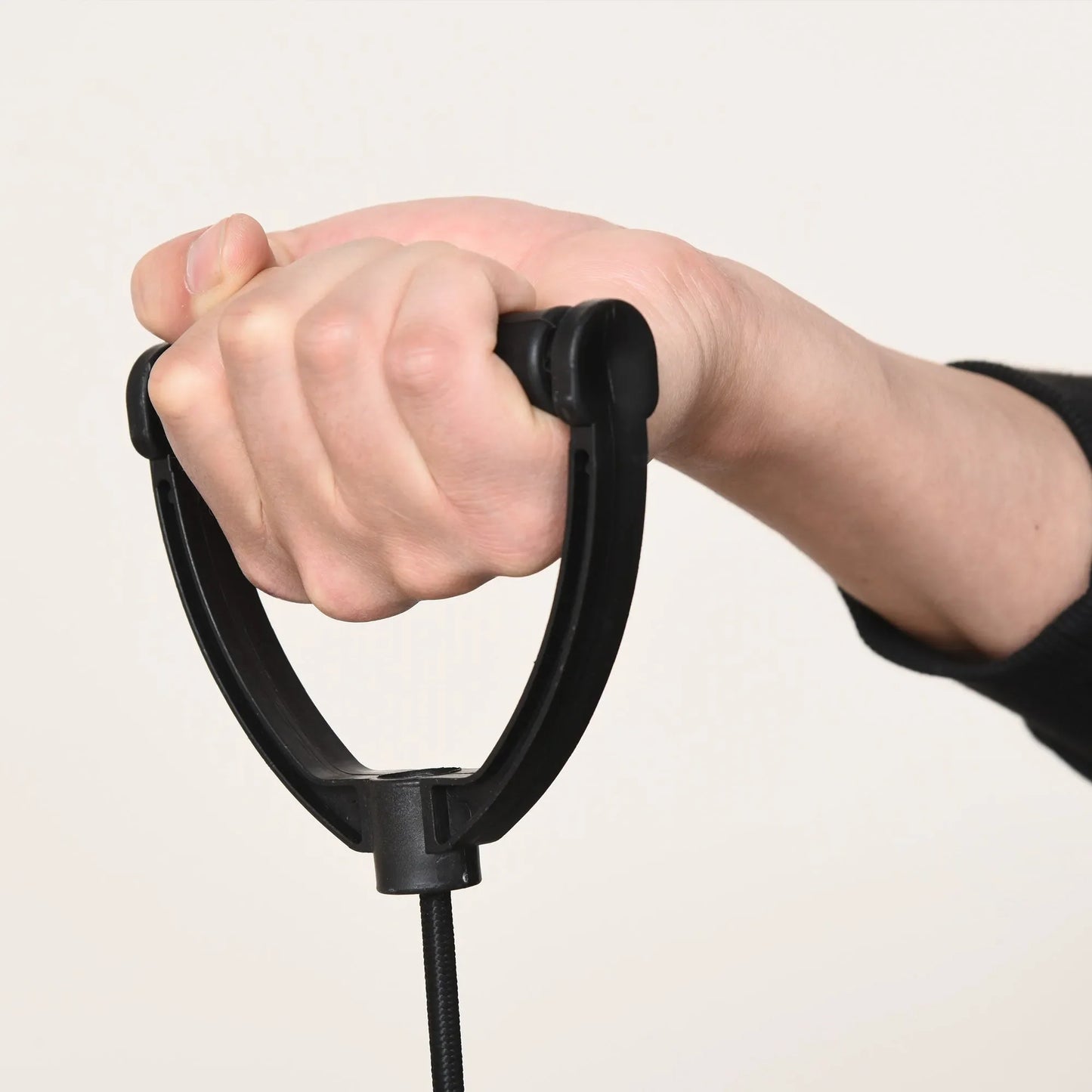 Mini Stepper Exercise Stepper Machine W/Arm Cord-Black/Silver