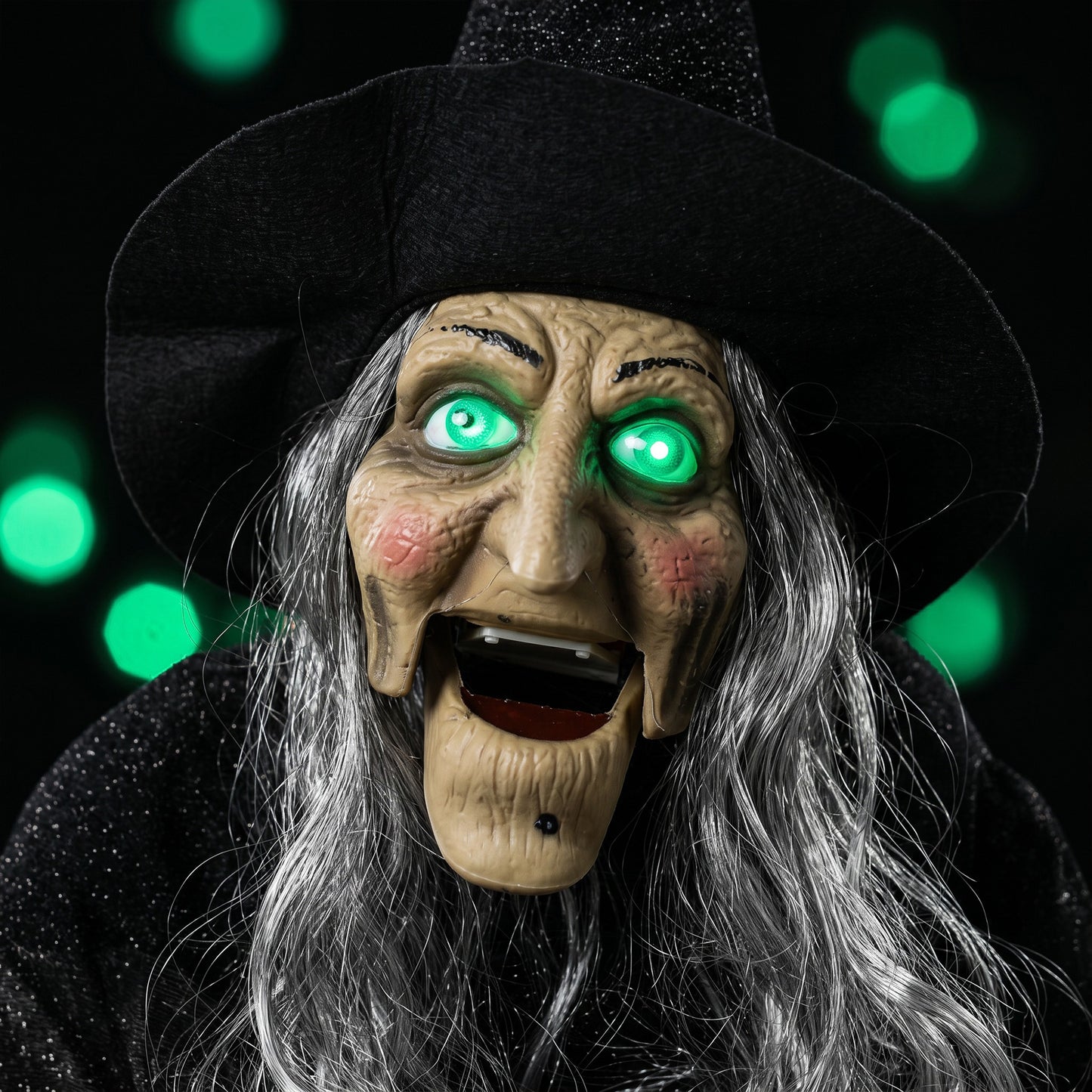 Animated Witch Halloween Decoration - 94cm