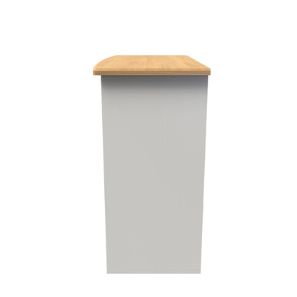 Warwick Desk Cream & Oak 3 Drawers 93cm