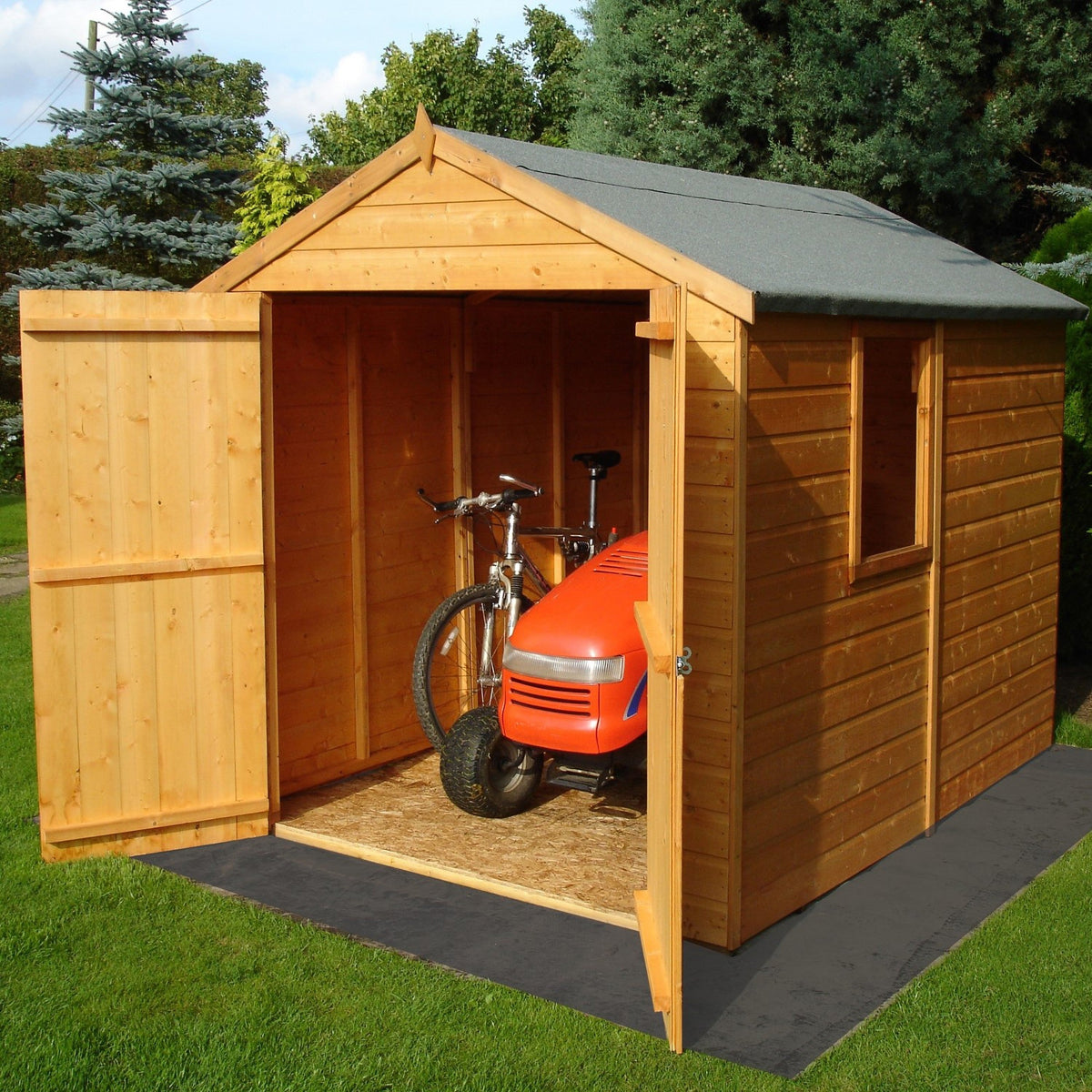 Warwick 5 9" x 7 10" Apex Shed Premium Dip Treated Shiplap