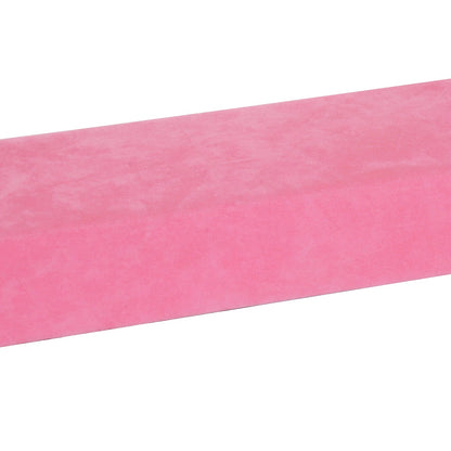 Suede Upholstered Wooden Folding Balance Beam Trainer Pink
