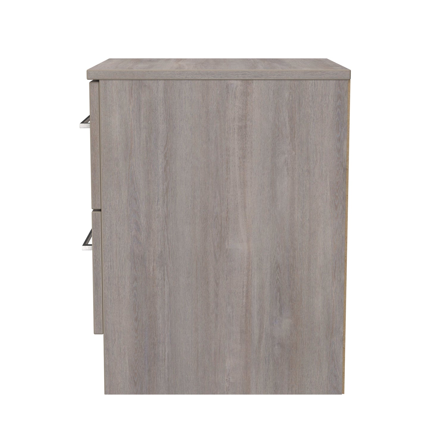 Worcester Bedside Table Light Grey 2 Drawers 37cm