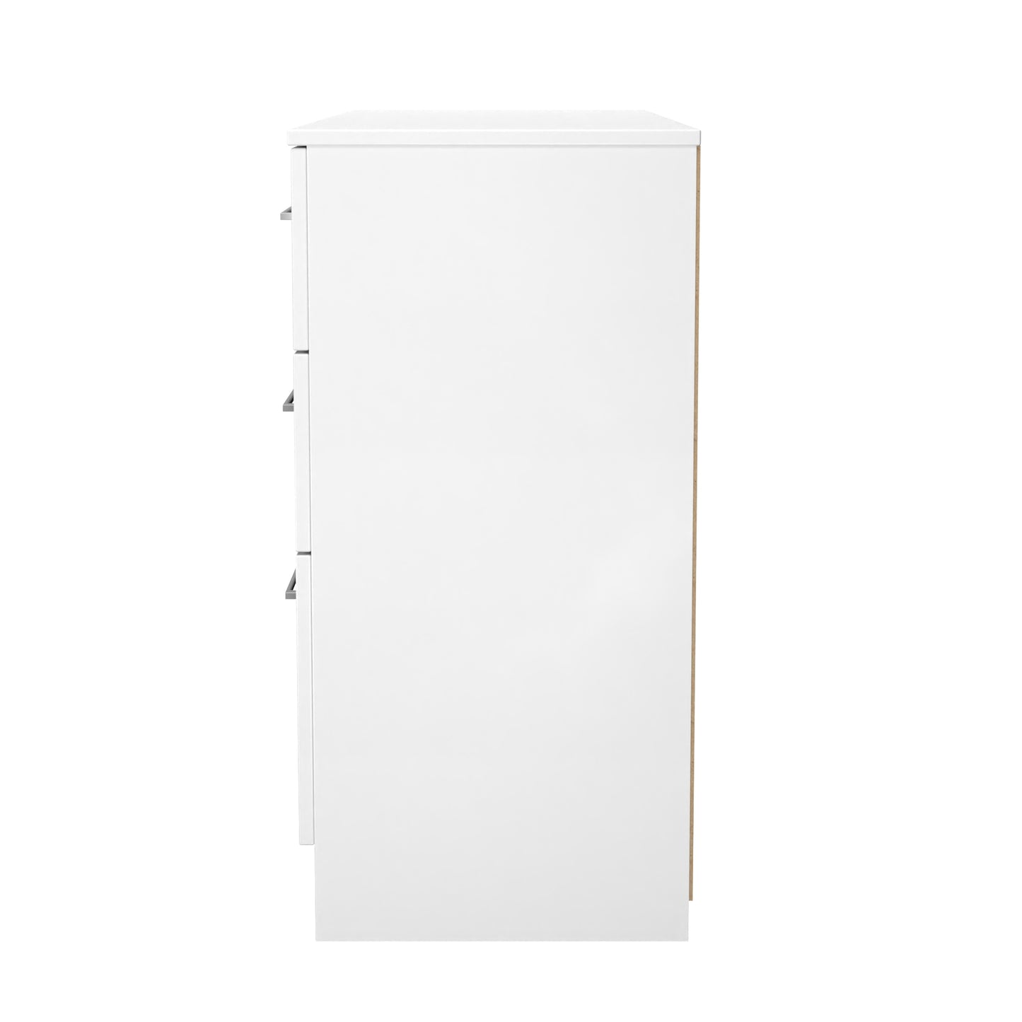 Worcester Large Chest of Drawers Black & White 6 Drawers 110cm