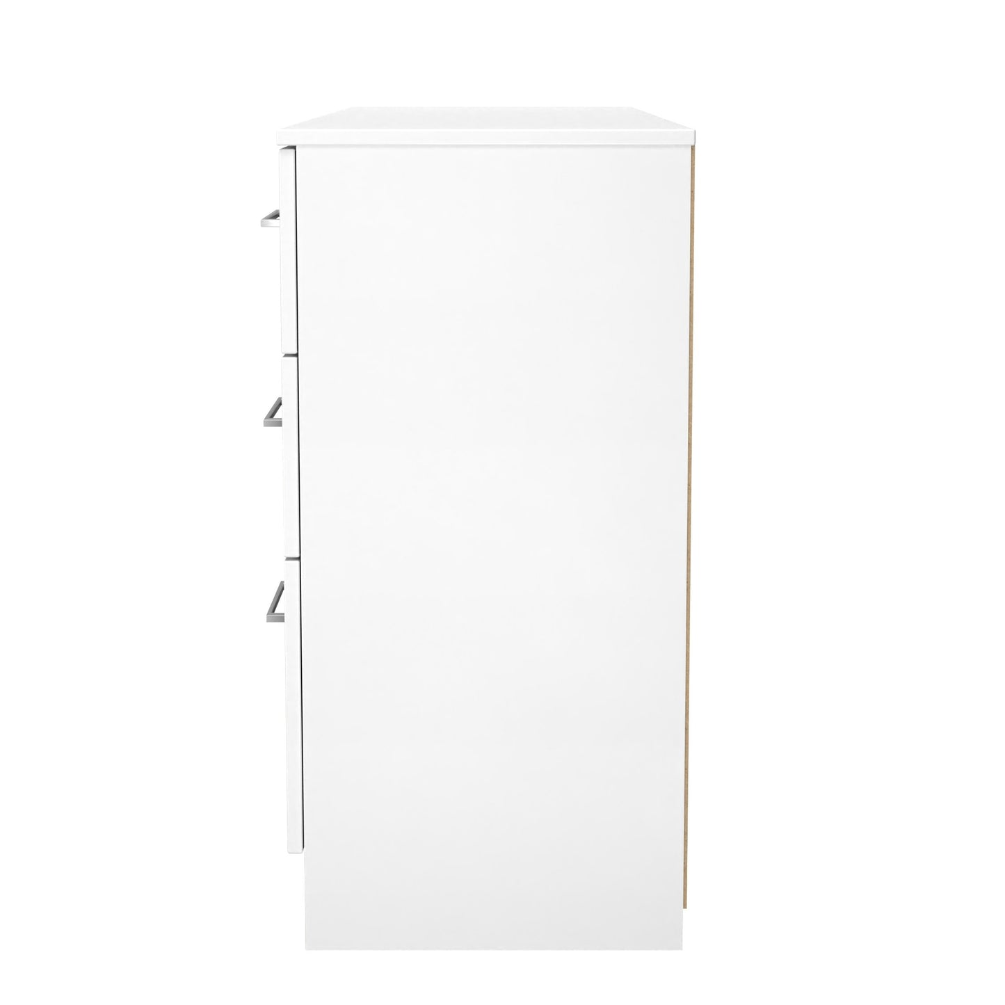 Worcester Desk Black & White 6 Drawers 125cm