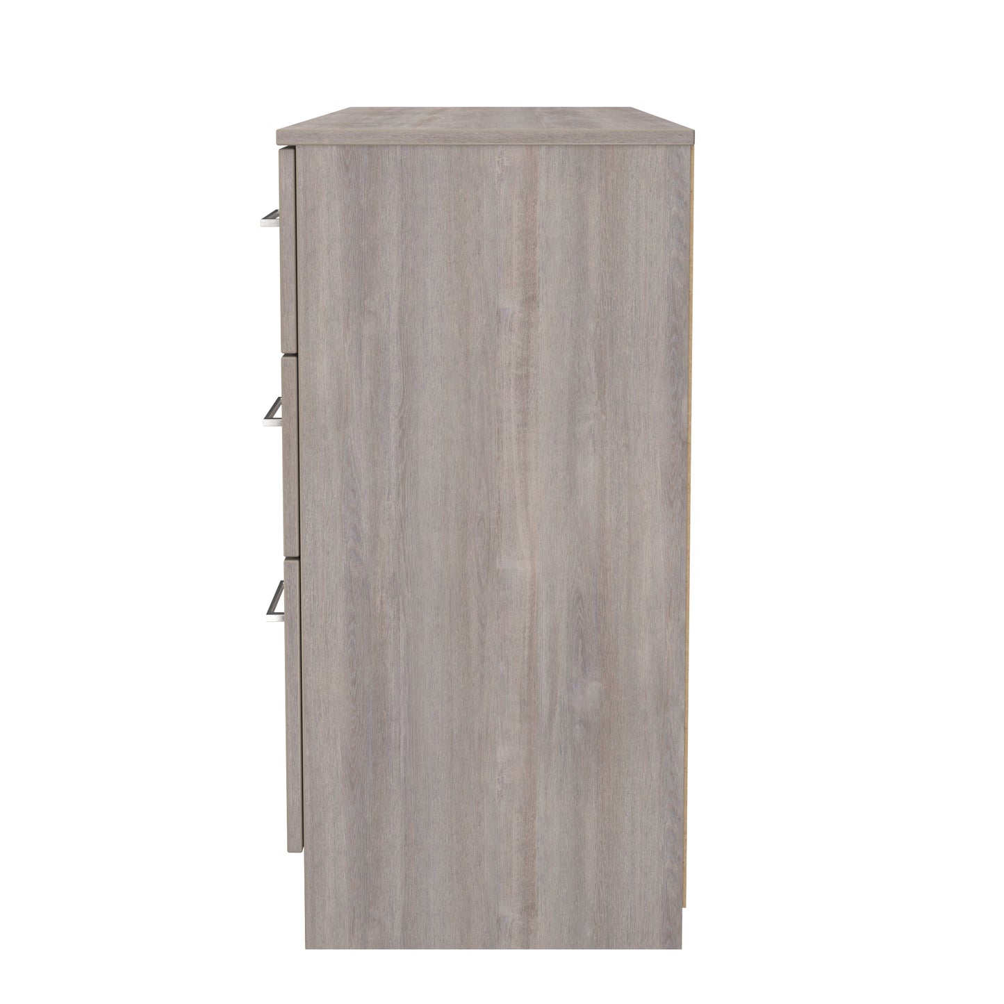 Worcester Desk Light Grey 6 Drawers 125cm