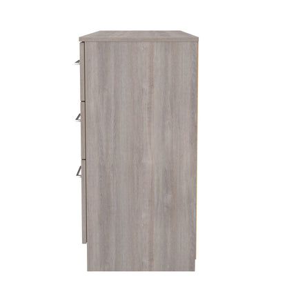 Worcester Desk Light Grey 6 Drawers 125cm